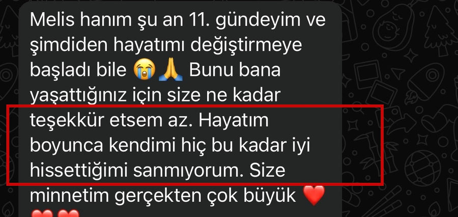 Danışan yorumu