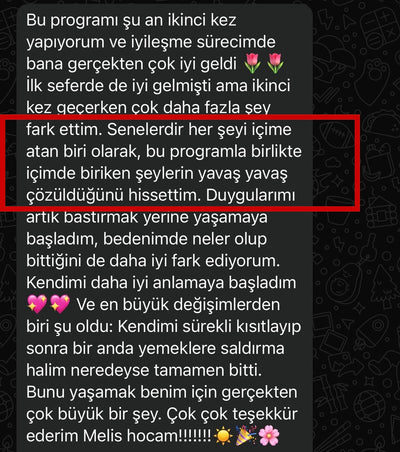 Danışan yorumu