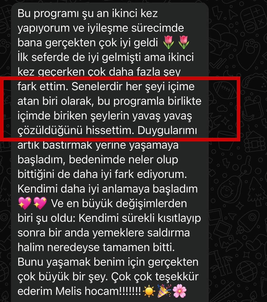 Danışan yorumu