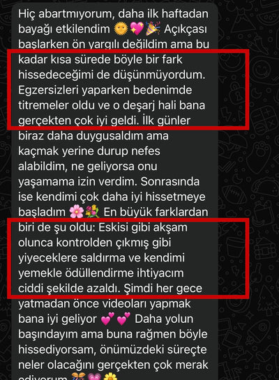 Danışan yorumu