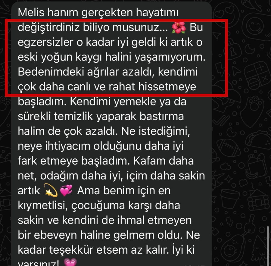 Danışan yorumu