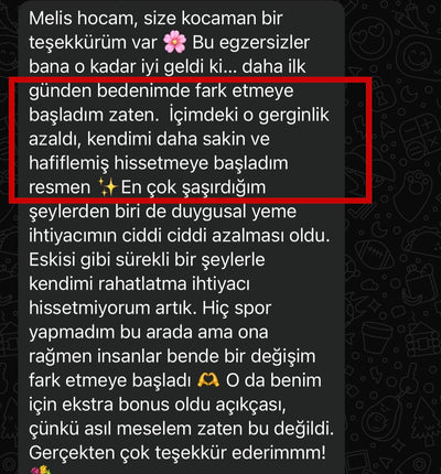 Danışan yorumu